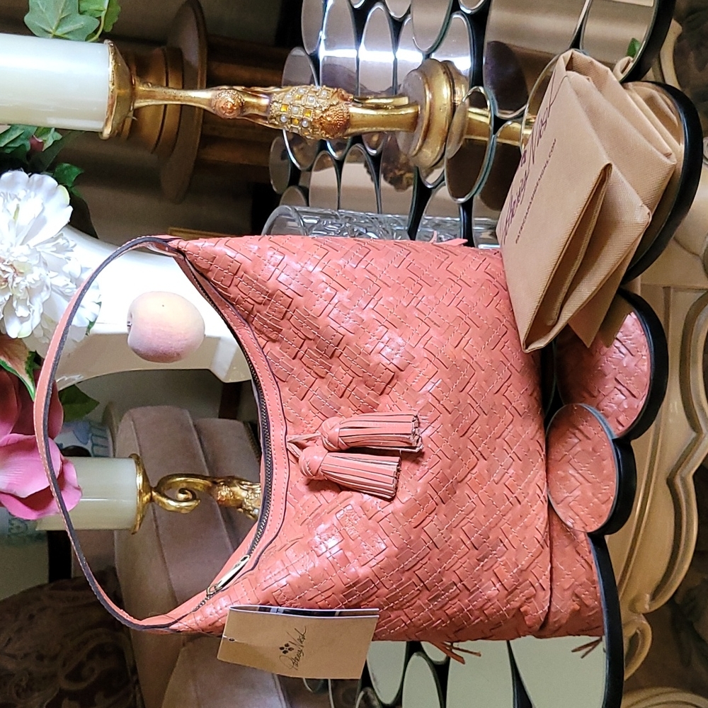 Patricia Nash Leather Stitched Maissana Hobo.